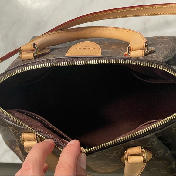 LOUIS VUITTON Rivoli PM Monogram Canvas Shoulder Bag Brown - Picture 9 of 11